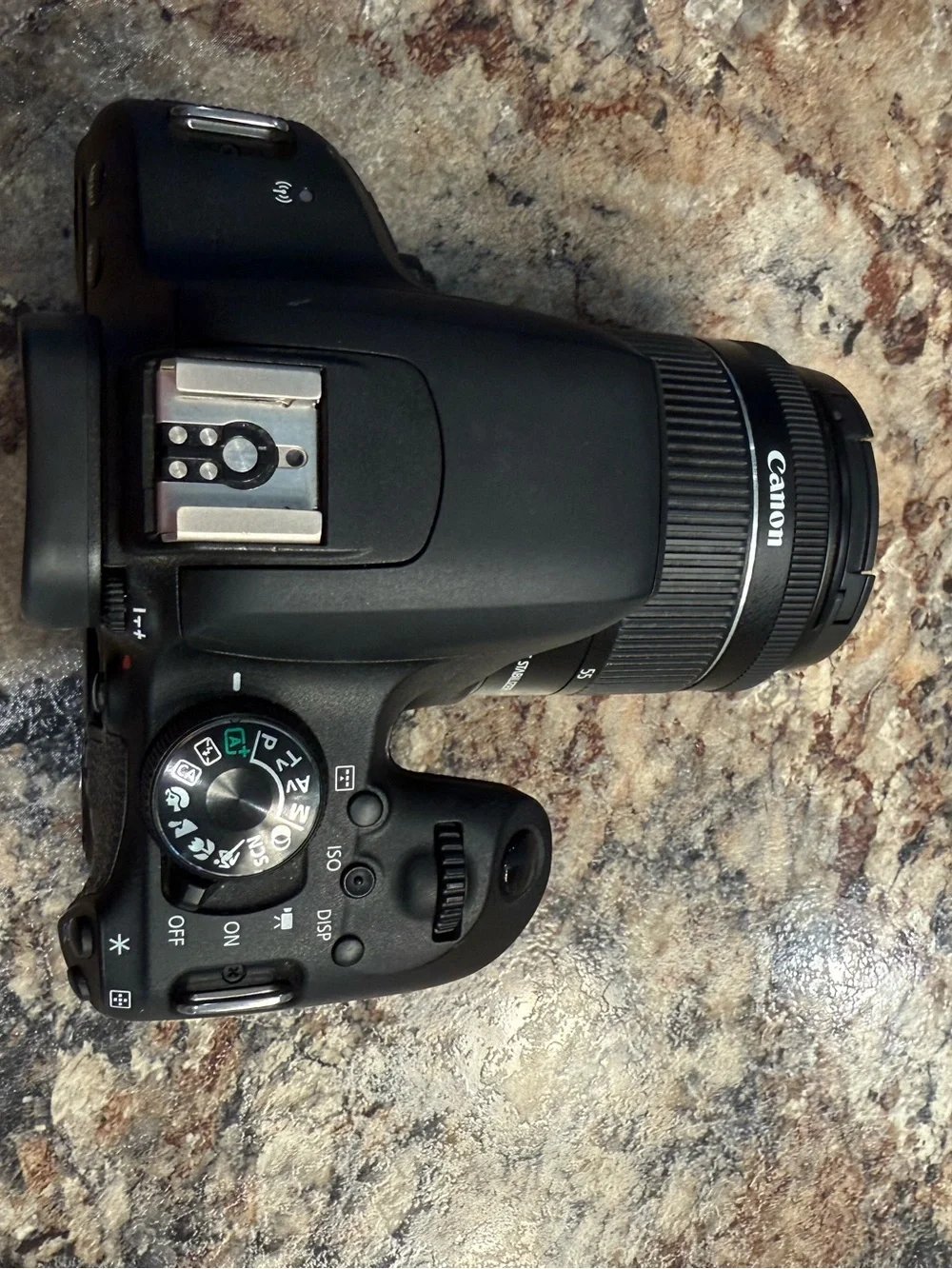 Canon EOS Rebel T7i DSLR Camera in Black with Canon 18-55mm Lens